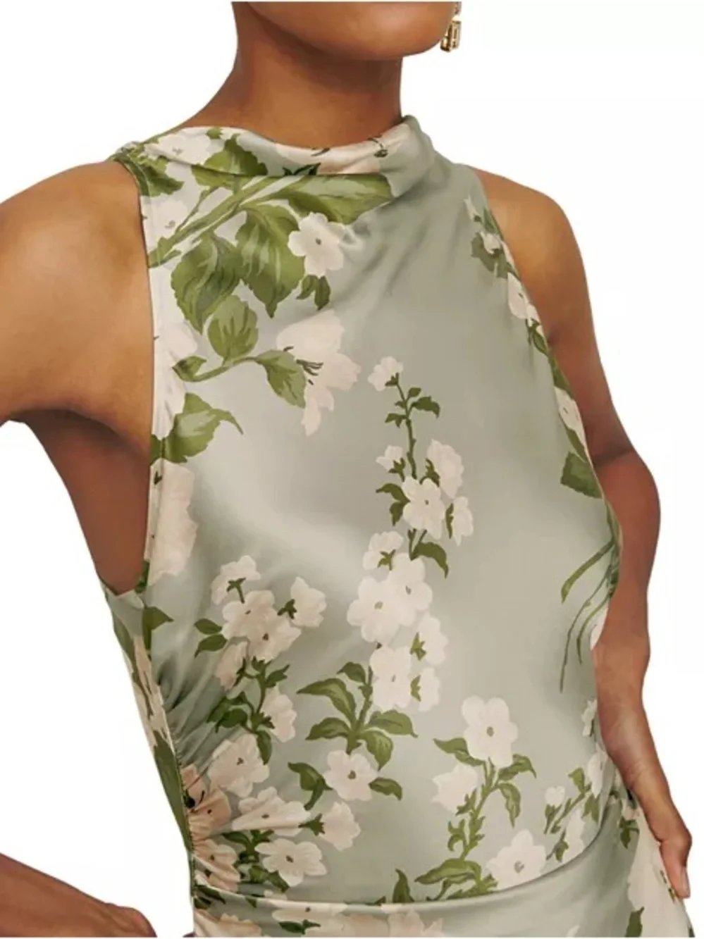 Reformation Reformation Anaiis Silk Dress - Picture 3 of 7